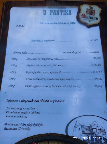 Restaurace U Partika - Gastronomie a pohostinství