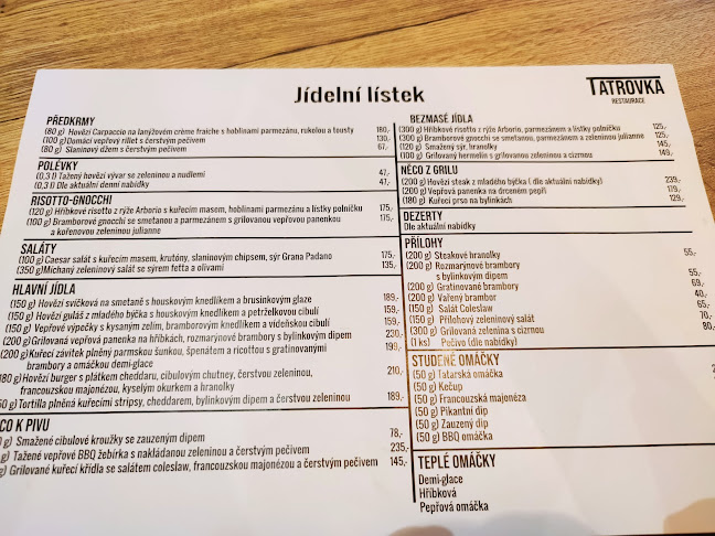 Restaurace Tatrovka - Gastronomie a pohostinství