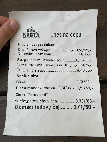 Pivovar Bašta - Gastronomie a pohostinství