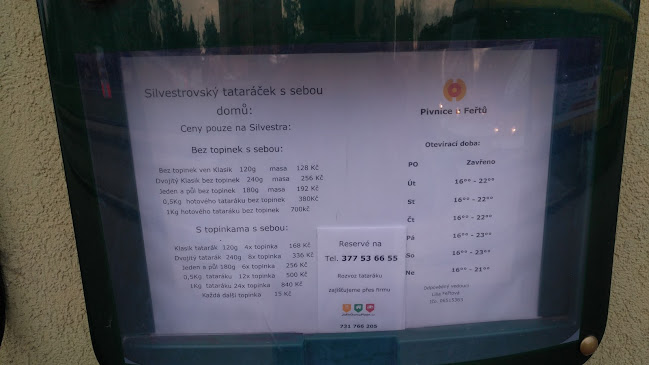 Opinii despre Pivnice U Feřtů în Plzeň 1 - Gastronomie a pohostinství