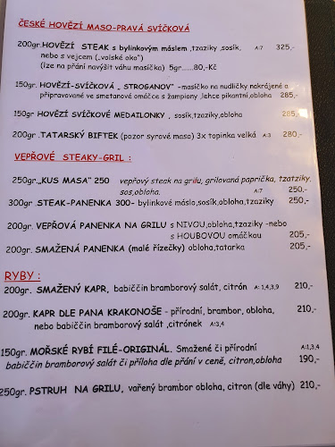 Restaurace U Červinků - Gastronomie a pohostinství