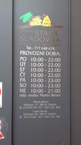 Opinii despre Stará Sladovna în Zábřeh - Gastronomie a pohostinství