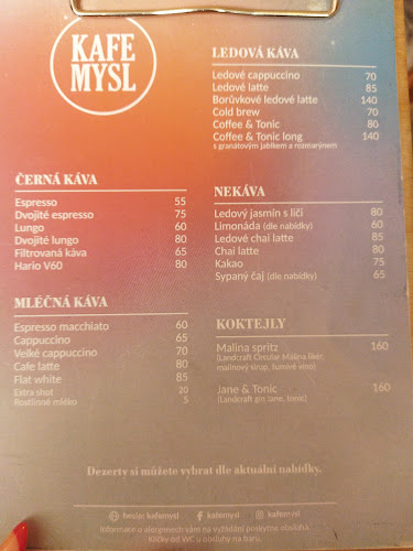 Opinii despre Kafemysl în Litomyšl - Gastronomie a pohostinství