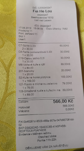 Čínská Restaurace FeiHe