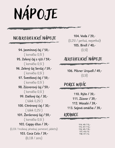 Opinii despre Sushi Bar în Česká Lípa - Gastronomie a pohostinství