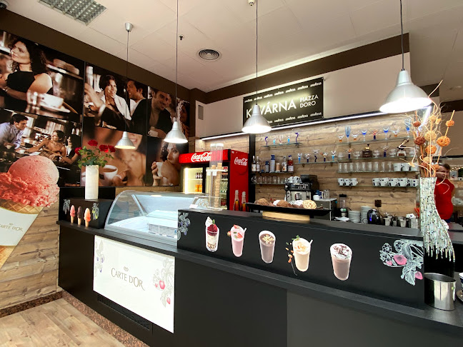 Kavárna Piazza Doro/Plzeň Tesco Rokycanská.