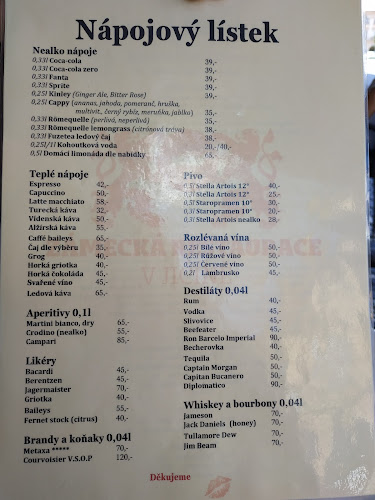 Opinii despre Zámecká restaurace v Jičíně în Jičín - Gastronomie a pohostinství