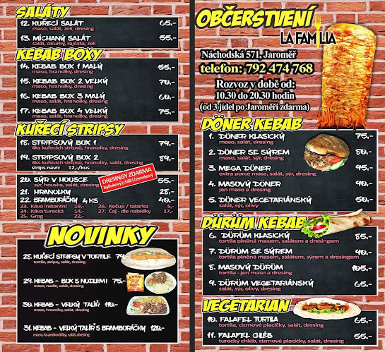 Kebab-La Familia - Gastronomie a pohostinství