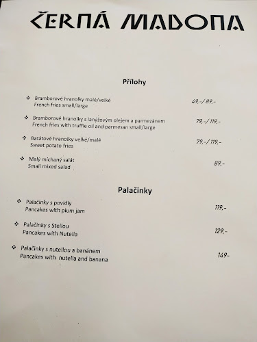 Černá Madona - Gastronomie a pohostinství