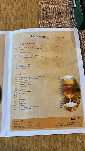 Opinii despre Restaurant City în Jirkov - Gastronomie a pohostinství