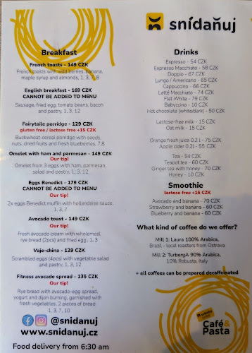 Opinii despre Kavárna&bistro Snídaňuj în Ostrava - Gastronomie a pohostinství