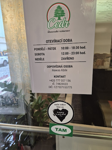 Libanonská restaurace Cedr - Gastronomie a pohostinství