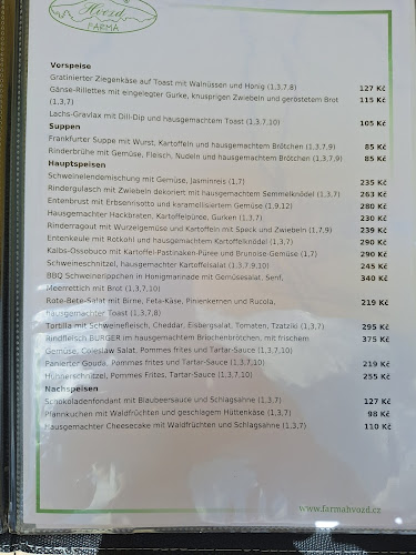 Opinii despre Farma Hvozd în Liberec - Gastronomie a pohostinství