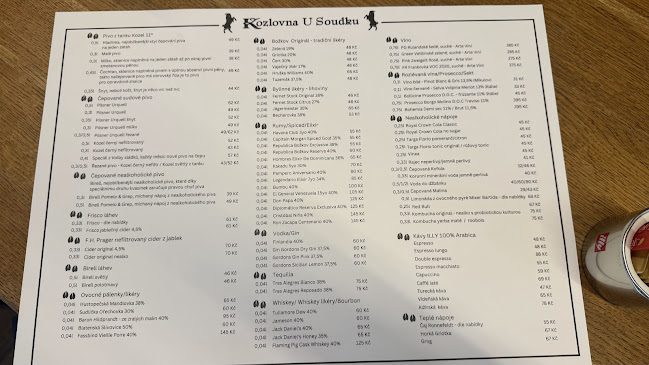 Opinii despre Kozlovna U Soudku în Praha - Gastronomie a pohostinství
