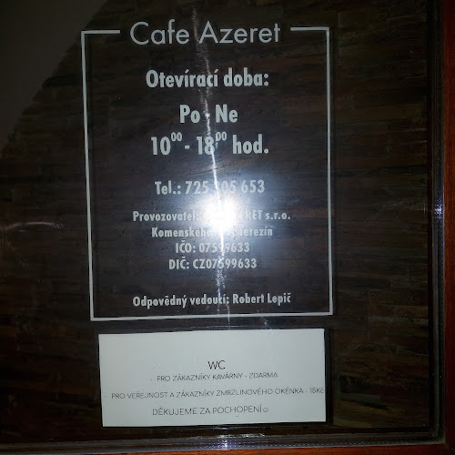 CAFE AZERET - Gastronomie a pohostinství