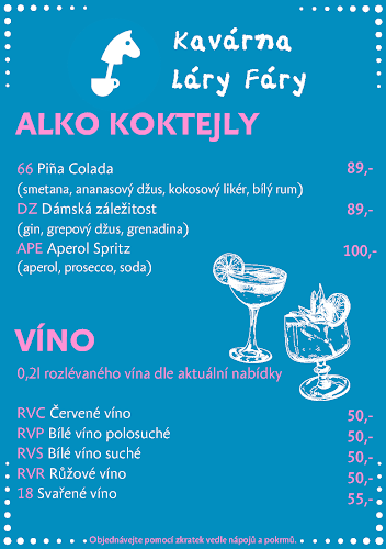 Kavárna Láry Fáry Rychnov n. Kněžnou - Gastronomie a pohostinství