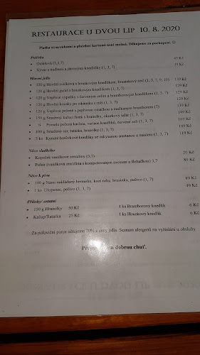 U Dvou lip - Gastronomie a pohostinství
