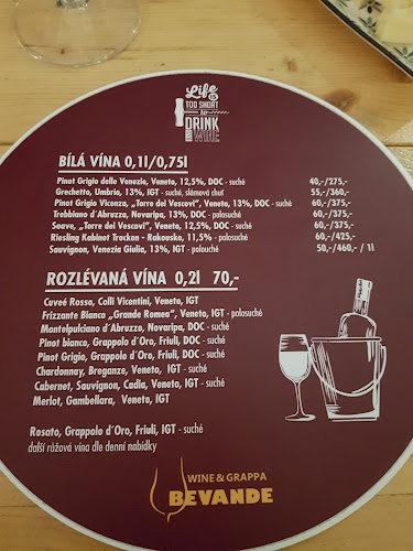 Opinii despre Strada del Vino în Nové Město - Gastronomie a pohostinství