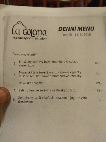 Comentarii opinii despre Restaurace - penzion U Golema