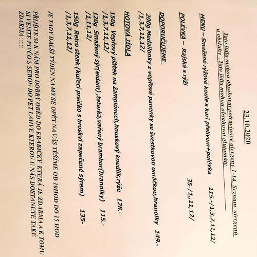 Opinii despre Restaurace U Pejšů în Praha - Gastronomie a pohostinství