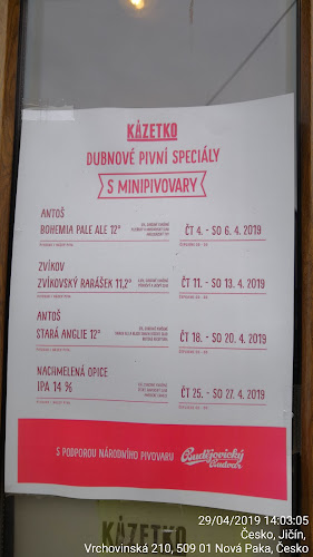 Opinii despre Kázetko în Nová Paka - Gastronomie a pohostinství