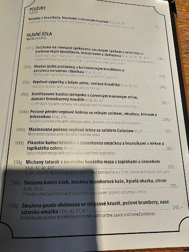 Opinii despre Kozlovna U Paukerta în Staré Město - Gastronomie a pohostinství