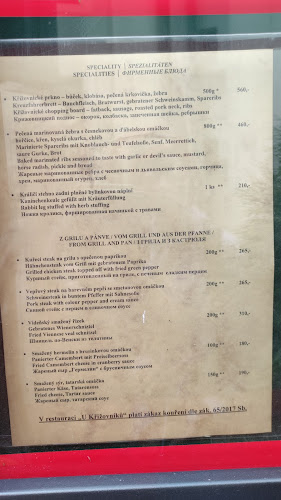 U Křížovníků - Gastronomie a pohostinství