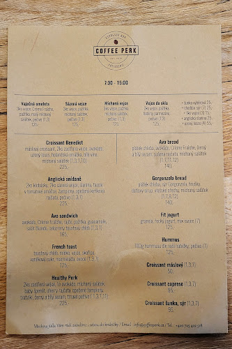 Coffee Perk - Gastronomie a pohostinství