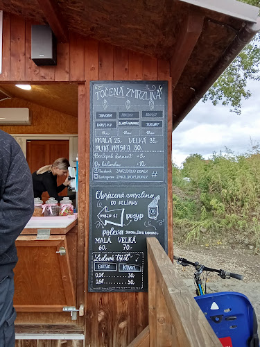 Zmrzlinový domek - točená zmrzlina, ledová tříšť