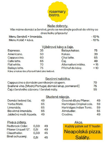 Rosemary Bistro Technická - Gastronomie a pohostinství
