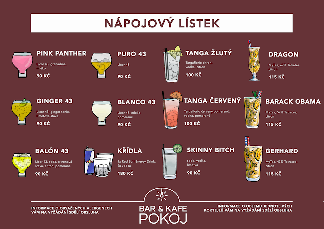 POKOJ Bar & Cafe - Gastronomie a pohostinství