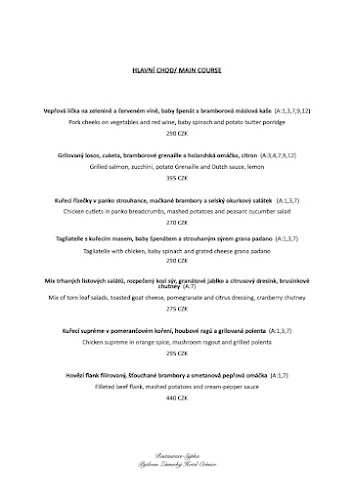 Restaurace Chateau Ctěnice - Gastronomie a pohostinství