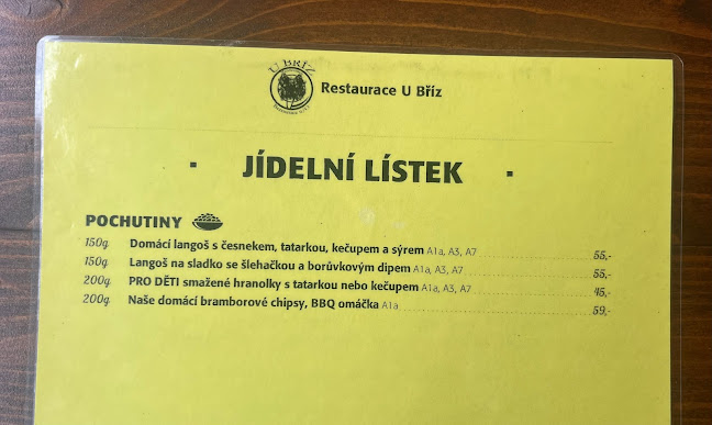 Opinii despre Restaurace U Bříz în Bernartice nad Odrou - Gastronomie a pohostinství