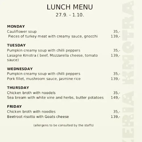 Pizzeria Kmotra Kavárna - Nové Město