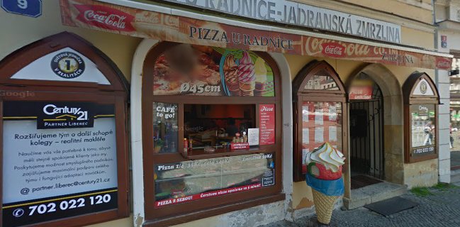 Pizza a jadranská zmrzlina