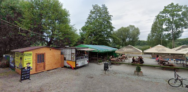 Kiosek na pláži Špinka